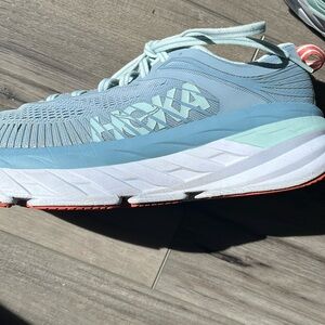 Hoka One One Gray Running Shoes Bondi 7